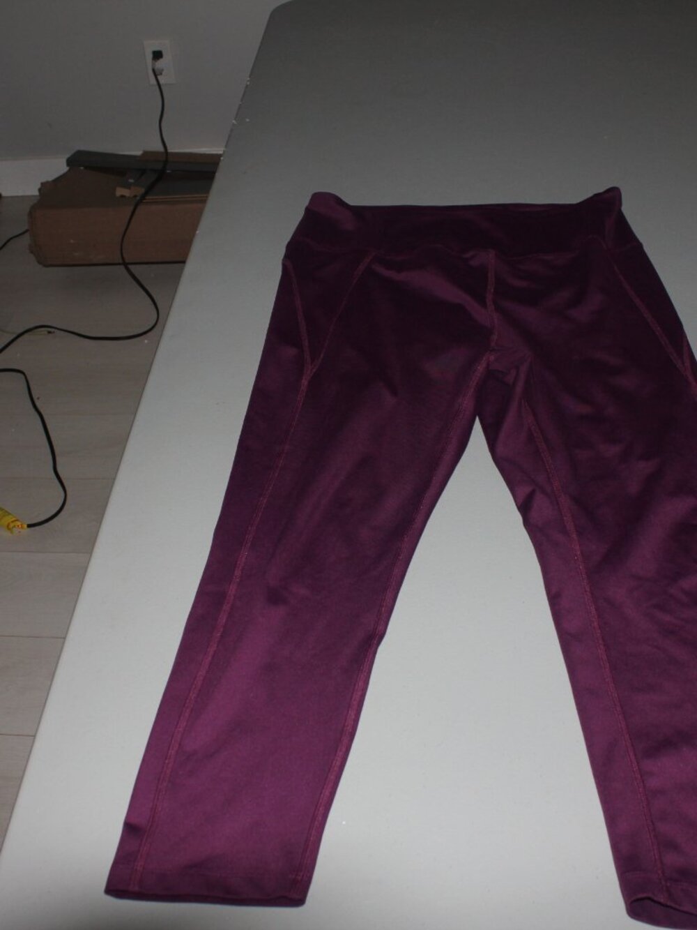 Purple Girlfriend Collective Highwaist Leggings Size Large